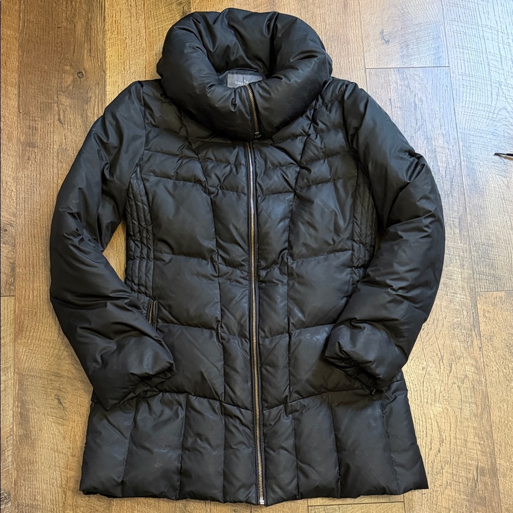 Cole Haan Women's Quilted Black Puffer Coat